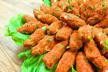 کوفته ریزه با عدس و ادویه گرم (ناهار یا شام)