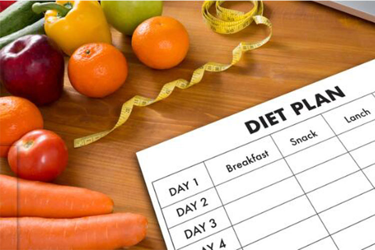 اولین نمونه برنامه غذایی سالم برای یک هفته (1000-1200 کالری روزانه)