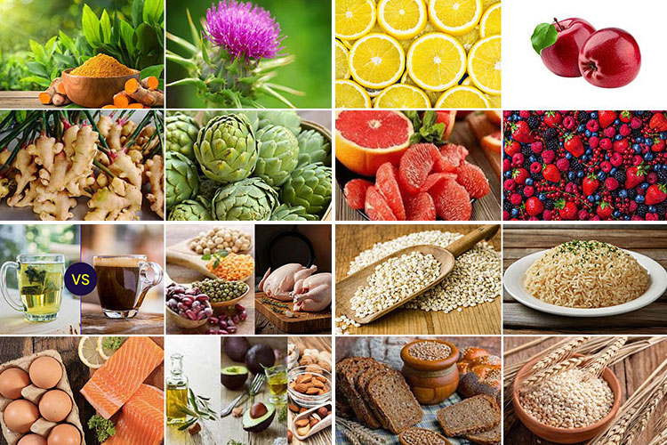 لیست غذاهایی که در رژیم غذایی کبد چرب مفید  است