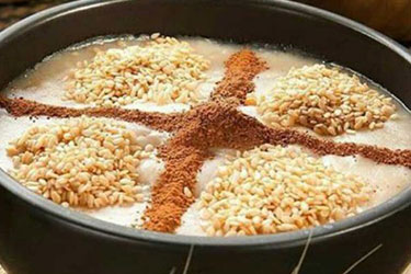 حلیم گندم با گوشت و دارچین(صبحانه مقوی)