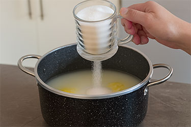 مرحله سوم پخت مسقطی