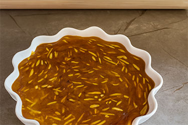 مرحله نهم برای پخت مسقطی