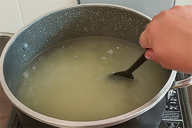 مرحله پنجم پخت مسقطی