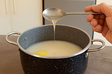 مرحله چهارم پخت مسقطی